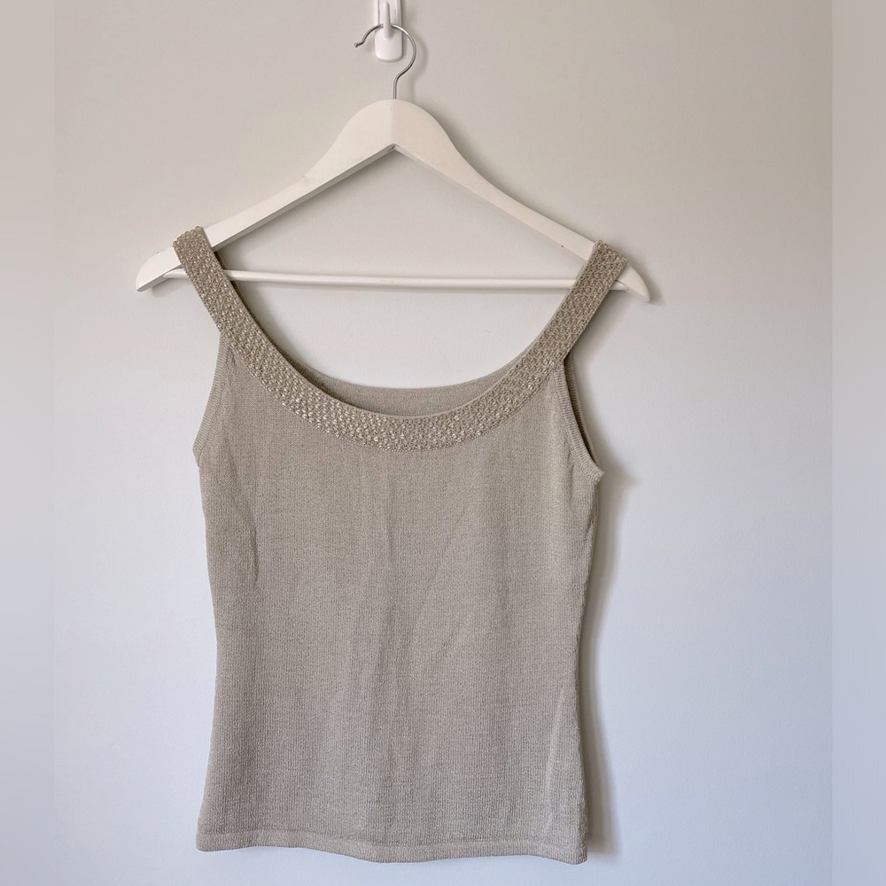 Vintage Carlisle Beaded Tank